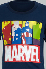 تنزيل الصورة على معرض الصور، Redtag-Navy-Marvel-Longpant-Pyjama-Set-Pyjama-Sets-Boys-2 to 8 Years