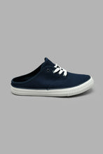 Load image into Gallery viewer, Redtag-Navy-Lace-Up-Mule-BSR-Casual-Shoes,-Colour:Navy,-Filter:Boys-Footwear-(5-to-14-Yrs),-New-In,-New-In-BSR-FOO,-Non-Sale,-S22A,-Section:Kidswear-Senior-Boys-5 to 14 Years