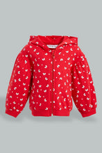 تنزيل الصورة على معرض الصور، Redtag-Red-Placement-Print-Sweat-Top-Sweatshirts-Infant-Girls-3 to 24 Months