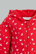تنزيل الصورة على معرض الصور، Redtag-Red-Placement-Print-Sweat-Top-Sweatshirts-Infant-Girls-3 to 24 Months