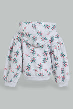 تنزيل الصورة على معرض الصور، Redtag-Grey-Melange-Placement-Print-Sweat-Top-Sweatshirts-Infant-Girls-3 to 24 Months