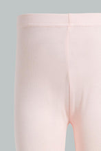 تنزيل الصورة على معرض الصور، Redtag-Pink-Solid-Legging-Leggings-Infant-Girls-3 to 24 Months