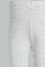 تنزيل الصورة على معرض الصور، Redtag-Light-Grey-Printed-Legging-Leggings-Infant-Girls-3 to 24 Months