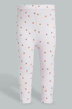 Load image into Gallery viewer, Redtag-Lilac-Printed-Legging-Leggings-Infant-Girls-3 to 24 Months