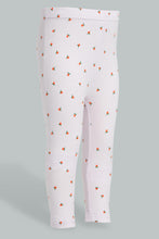 Load image into Gallery viewer, Redtag-Lilac-Printed-Legging-Leggings-Infant-Girls-3 to 24 Months