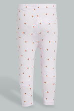 Load image into Gallery viewer, Redtag-Lilac-Printed-Legging-Leggings-Infant-Girls-3 to 24 Months