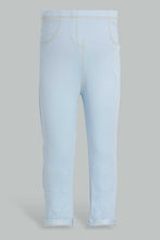 تنزيل الصورة على معرض الصور، Redtag-Lightwash-Knitted-Solid-Jegging-Jeggings-Infant-Girls-3 to 24 Months