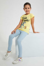 تنزيل الصورة على معرض الصور، Redtag-Lightwash-Basic-Knit-Jegging-Jeggings-Girls-2 to 8 Years