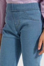 Load image into Gallery viewer, Redtag-Lightwash-Basic-Jegging-Jeggings-Girls-2 to 8 Years