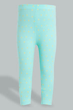 Load image into Gallery viewer, Redtag-Mint-Printed-Legging-Leggings-Infant-Girls-3 to 24 Months