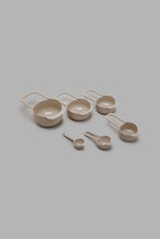 تنزيل الصورة على معرض الصور، Redtag-Beige-Measuring-Cup-&-Spoon-Set-(6-Piece)-Measuring-Cups-Home-Dining-