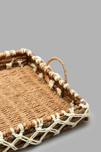 تنزيل الصورة على معرض الصور، Redtag-Brown-Rectangle-Tray-Baskets-Home-Dining-
