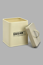Load image into Gallery viewer, Redtag-Beige-Square-Sugar-Canister-Canisters-And-Jars-Home-Dining-