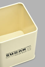 Load image into Gallery viewer, Redtag-Beige-Square-Sugar-Canister-Canisters-And-Jars-Home-Dining-