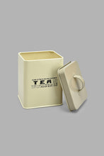 Load image into Gallery viewer, Redtag-Beige-Square-Tea-Canister-Canisters-And-Jars-Home-Dining-