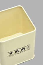 Load image into Gallery viewer, Redtag-Beige-Square-Tea-Canister-Canisters-And-Jars-Home-Dining-
