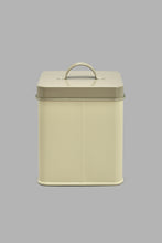Load image into Gallery viewer, Redtag-Beige-Square-Coffee-Canister-Canisters-And-Jars-Home-Dining-