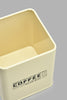 Redtag-Beige-Square-Coffee-Canister-Canisters-And-Jars-Home-Dining-