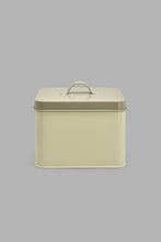 Load image into Gallery viewer, Redtag-Beige-Square-Cake-Canister-Canisters-And-Jars-Home-Dining-