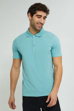 Load image into Gallery viewer, Redtag-Green-Polo-T-Shirt-Polo-Shirts-Men's-