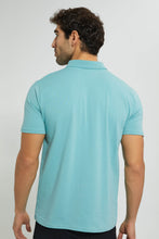 Load image into Gallery viewer, Redtag-Green-Polo-T-Shirt-Polo-Shirts-Men's-