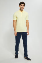 Load image into Gallery viewer, Redtag-Yellow-Polo-T-Shirt-Polo-Shirts-Men's-