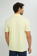 Load image into Gallery viewer, Redtag-Yellow-Polo-T-Shirt-Polo-Shirts-Men's-