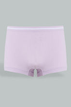 Load image into Gallery viewer, Redtag-White-And-Purple-Seamless-Boyleg-Brief-(Pack-of-2)-365,-Colour:Purple,-Colour:White,-ESS,-Filter:Senior-Girls-(9-to-14-Yrs),-GSR-Briefs,-New-In,-New-In-GSR,-Non-Sale,-Section:Kidswear-Senior-Girls-9 to 14 Years