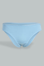 Load image into Gallery viewer, Redtag-White-And-Blue-Bikini-Brief-(Pack-of-2)-365,-Colour:Blue,-Colour:White,-ESS,-Filter:Senior-Girls-(9-to-14-Yrs),-GSR-Briefs,-New-In,-New-In-GSR,-Non-Sale,-Section:Kidswear-Senior-Girls-9 to 14 Years