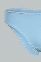 Load image into Gallery viewer, Redtag-White-And-Blue-Bikini-Brief-(Pack-of-2)-365,-Colour:Blue,-Colour:White,-ESS,-Filter:Senior-Girls-(9-to-14-Yrs),-GSR-Briefs,-New-In,-New-In-GSR,-Non-Sale,-Section:Kidswear-Senior-Girls-9 to 14 Years