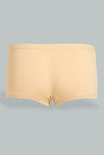 Load image into Gallery viewer, Redtag-White-And-Beige-Boyleg-Brief-(Pack-of-2)-365,-Colour:Beige,-Colour:White,-ESS,-Filter:Senior-Girls-(9-to-14-Yrs),-GSR-Briefs,-New-In,-New-In-GSR,-Non-Sale,-Section:Kidswear-Senior-Girls-9 to 14 Years