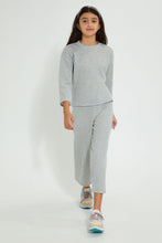 Load image into Gallery viewer, Redtag-Grey-Melange-Highneck-Brushed-Sets-Jog-Sets--