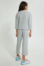 Load image into Gallery viewer, Redtag-Grey-Melange-Highneck-Brushed-Sets-Jog-Sets--