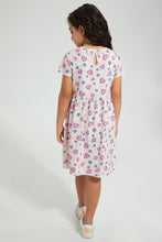 تنزيل الصورة على معرض الصور، Redtag-Pink-Multi-Star-Printed-Knit-Dress-Colour:Pink,-Filter:Girls-(2-to-8-Yrs),-Girls-Dresses,-New-In,-New-In-GIR,-Non-Sale,-PPE,-S22B,-Section:Kidswear-Girls-2 to 8 Years
