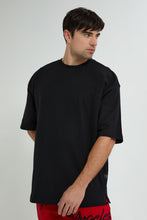 Load image into Gallery viewer, Redtag-Dark-Grey-Loungewear-T-Shirt-Loungewear-Men's-