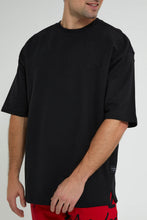 Load image into Gallery viewer, Redtag-Dark-Grey-Loungewear-T-Shirt-Loungewear-Men's-