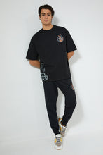 Load image into Gallery viewer, Redtag-Black-Loungewear-T-Shirt-Loungewear-Men's-