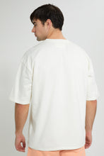 Load image into Gallery viewer, Redtag-White-Loungewear-T-Shirt-Loungewear-Men's-