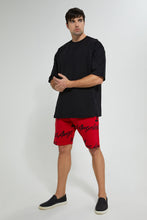 تنزيل الصورة على معرض الصور، Redtag-Red-Printed-Loungewear-Shorts-Loungewear-Men's-