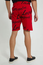 تنزيل الصورة على معرض الصور، Redtag-Red-Printed-Loungewear-Shorts-Loungewear-Men's-