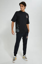 تنزيل الصورة على معرض الصور، Redtag-Black-Loungewear-Pant-Loungewear--