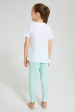 تنزيل الصورة على معرض الصور، Redtag-Assorted-2Pk-Cat-Printed-Nightsuit-Pyjama-Sets-Girls-2 to 8 Years