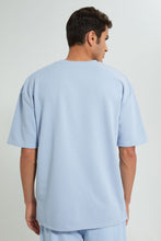 Load image into Gallery viewer, Redtag-Blue-Loungewear-T-Shirt-Loungewear-Men's-