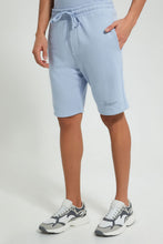 تنزيل الصورة على معرض الصور، Redtag-Blue-Loungewear-Shorts-Loungewear-Men's-
