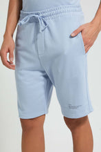 تنزيل الصورة على معرض الصور، Redtag-Blue-Loungewear-Shorts-Loungewear-Men's-