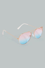 Load image into Gallery viewer, Redtag-Aviator-Floral-Embellished-Frame-Sunglasses-Aviator-Girls-