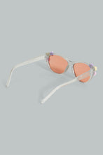 تنزيل الصورة على معرض الصور، Redtag-Silver-Cat-Eye-Floral-Embellished-Sunglasses-For-Girls-Colour:Silver,-Filter:Girls-Accessories,-GIR-Sunglasses,-New-In,-New-In-GIR-ACC,-Non-Sale,-S22A-Girls-