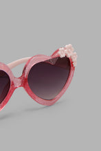 Load image into Gallery viewer, Redtag-Heart-Shape-Embellished-Sunglasses-Sunglasses-Girls-