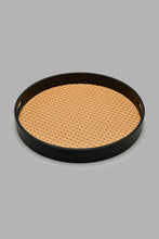 تنزيل الصورة على معرض الصور، Redtag-Brown-Round-Tray-Trays-Home-Dining-