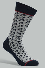 Load image into Gallery viewer, Redtag-Assorted-Colors-3Pk-Men'S-Formal-Socks-Mid-Length-Socks-Men's-